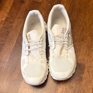 On Running White Athletic Shoes